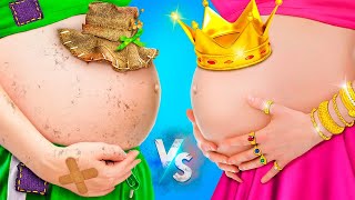 Super Rich Pregnant VS Poor Pregnant || If the Rich Became Broke