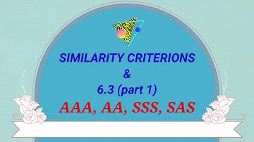 Math || Class 10th || Unit 6 [(6.3) part 1] || Triangles || #pseb || #similaritycriterions ||