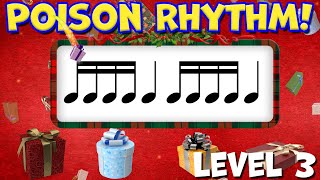Presents! | Christmas Winter Poison Rhythm Play Along - Level 3