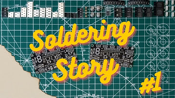 Soldering Story #1 :  SMD component soldering for arduino robot controller PCB board
