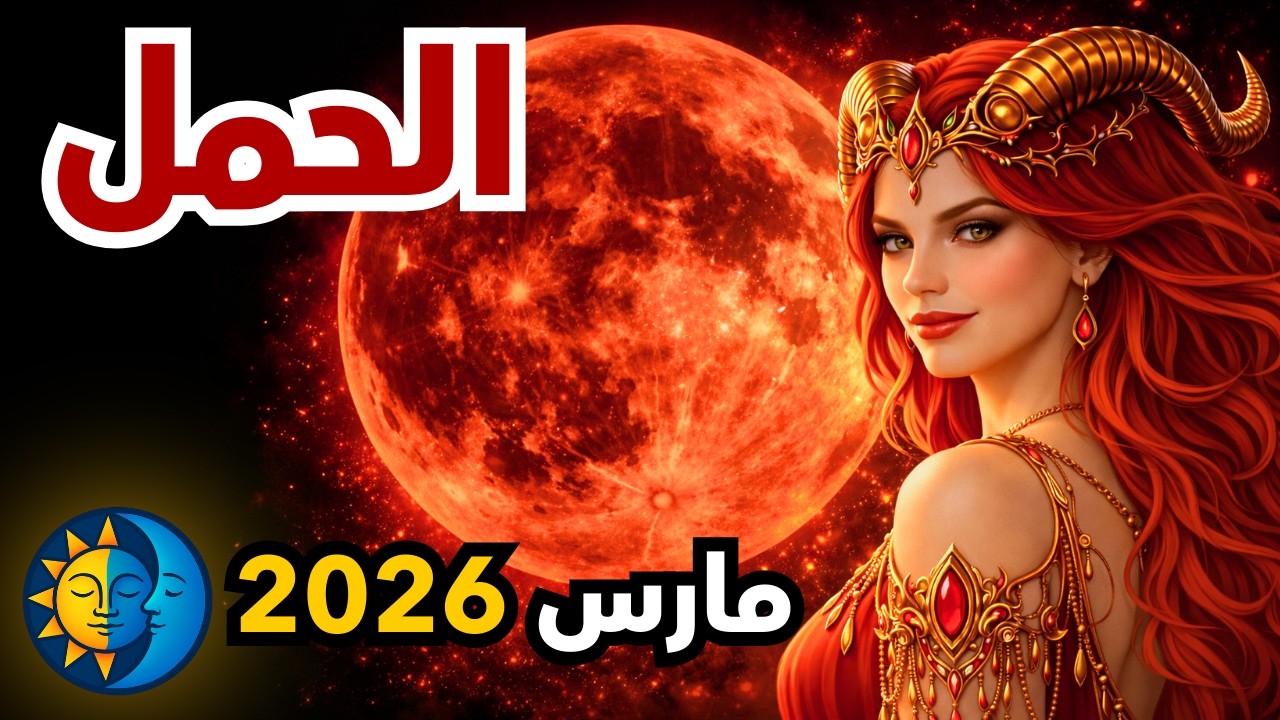 توقعات برج الحمل شهر مارس 🔴 الخسوف الدموي يغلق الماضي والزهرة في برجك تطلق عصر السيادة المطلقة!