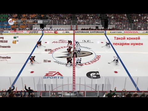 Видео: NHL 16 на эмуляторе PS3 для ПК. i5 10400f