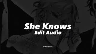 she knows | edit audio Resimi