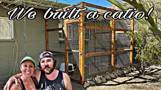 How to build a catio || Building an outdoor cat enclosure