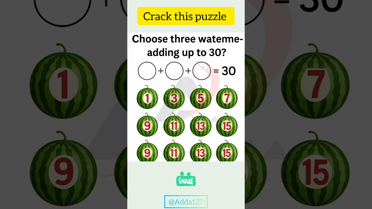 Add number maths puzzle games 
