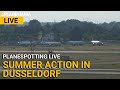 Planespotting LIVE: Düsseldorf Friday Summer Action & A380