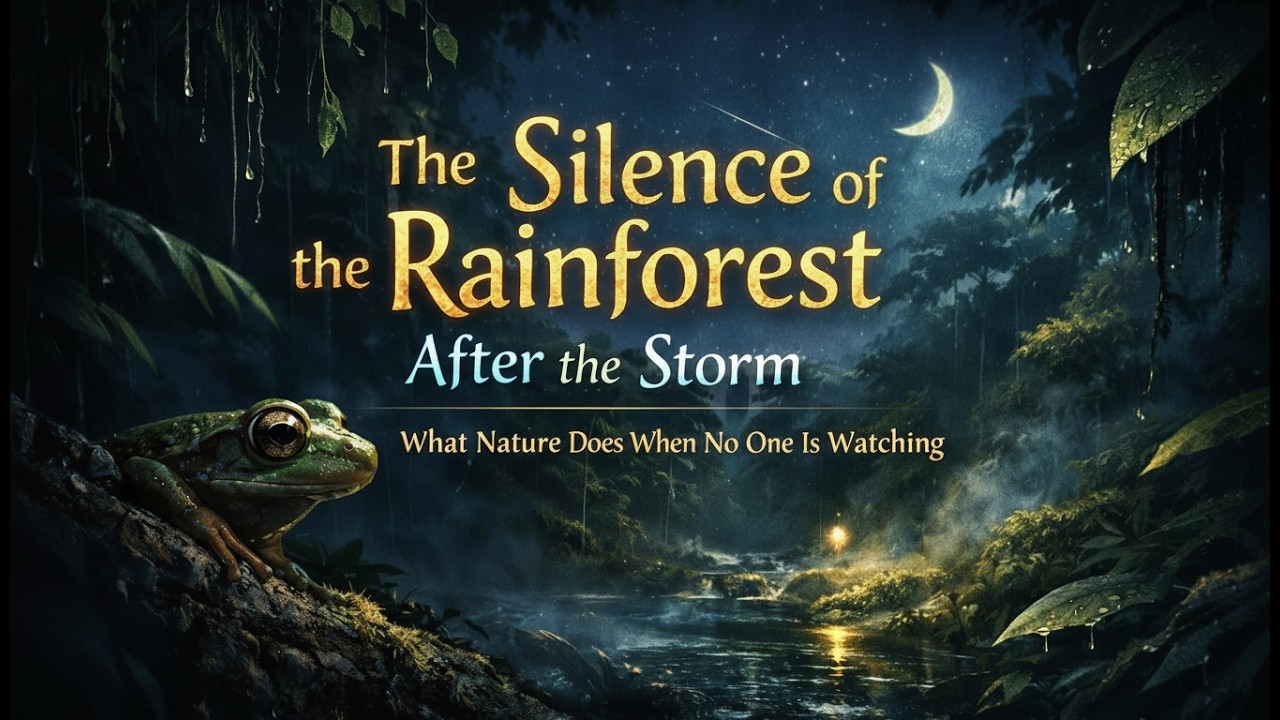 Silence of the Rainforest After the Storm —What Nature Does When No One Is Watching sleeping stories