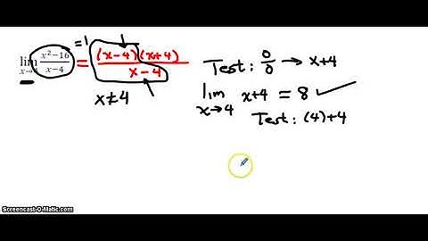 Evaluating Limits Algebraically
