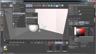 CINEMA 4D - Ambient occlusion tutorial - part 1, base settings and ambient light