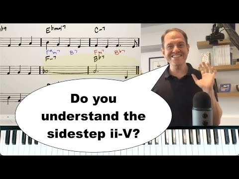 Sidestep ii-V: Explained! With Live Studio Audience! 👏 📺