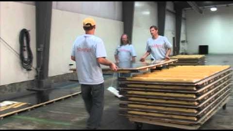 NitroPanel - Portable Floor System Wood Athletic Flooring