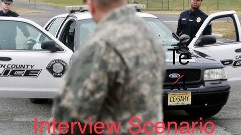 Law Enforcement Interview Scenario