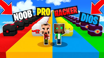 MINECRAFT: NOOB VS PRO VS HACKER VS DIOS 🌈😂 | LUCKY BLOCKS PIXELMON MOD