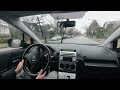 Pure Rain Drive POV 🌧️ | Real Rain Sounds, No Music