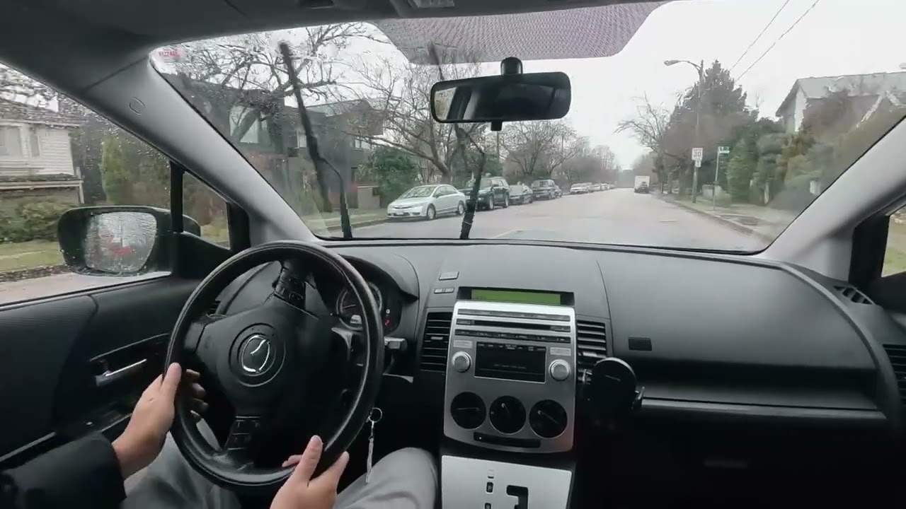 Pure Rain Drive POV 🌧️ | Real Rain Sounds, No Music