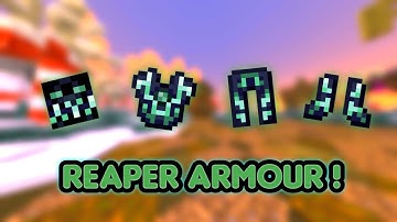 Finally Reaper Armour is done | crafters mc skyblock