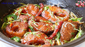 Cách Kho Cá Lóc kho Tộ thơm ngon thấm Vị, Bí quyết Kho Cá Lóc Kho Sả Ớt Không bị tanh by Vanh Khuyen