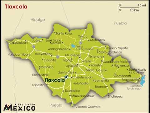 map of Tlaxcala [ Mexico ]