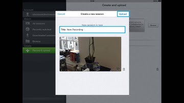 Panopto - Creating a Video Recording with an iPad