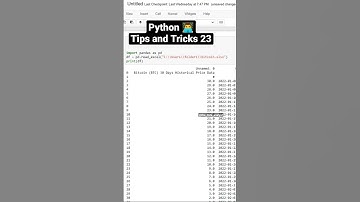Python tips and tricks 23 |Data Analyst |#python #programming  #shortsvideo #shorts #reels #viral