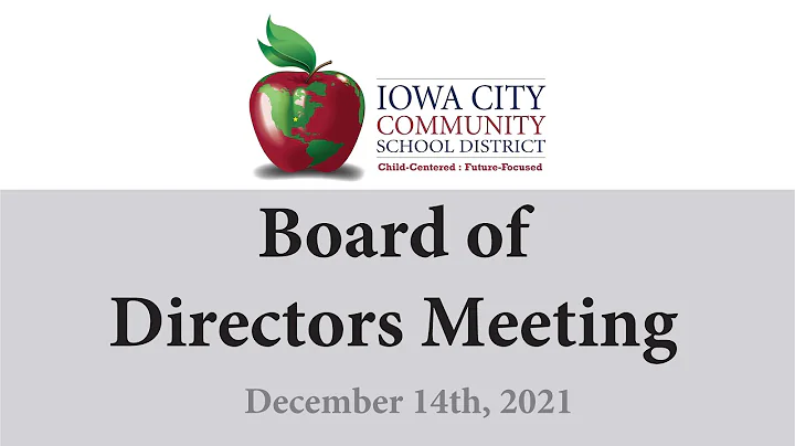 Board of Directors Meeting - 12/14/21