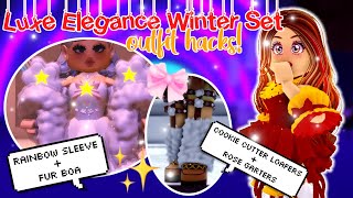 [Royale High] OUTFIT HACKS WITH THE NEW LUXE ELEGANCE SET!❄