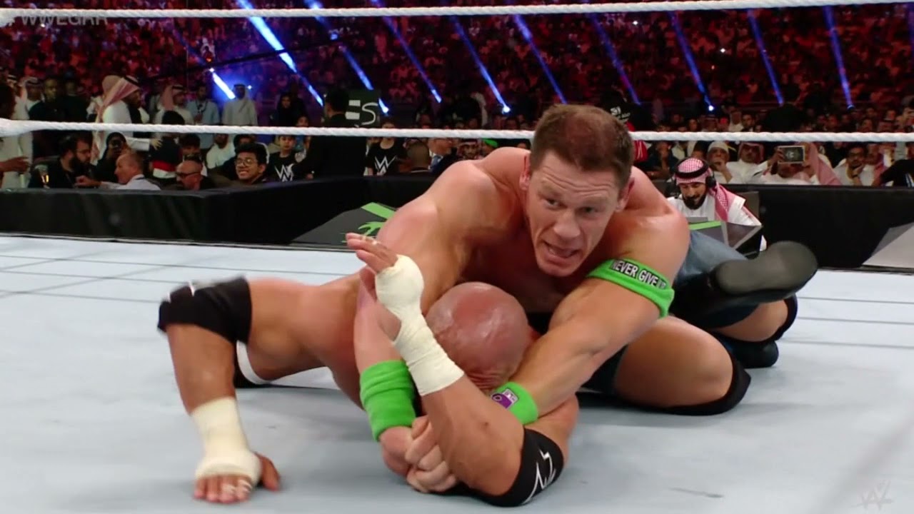 John Cena vs Triple H ROYAL RUMBLE 2018