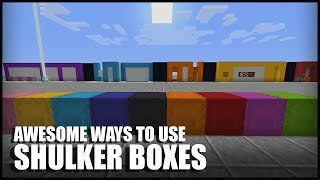Different Ways to Use Shulker Boxes in Minecraft