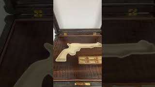 Pistol Display Case No 112 by Wolfkill Woodwork  #woodworking #displaycases #wood #colts #coltarmy