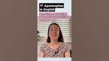 APOSTROPHES in English. Did you know this? #englishgrammar