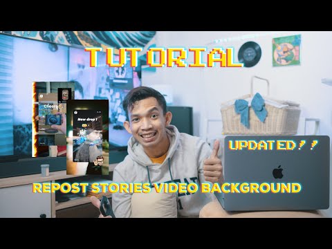 (UPDATED) Cara Repost Stories instagram pakai video bergerak