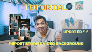 (UPDATED) Cara Repost Stories instagram pakai video bergerak