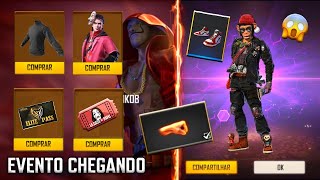 NOVA SKIN POR 9 DIMAS? ATUALIZAÇÃO, DATA EVENTO LA CASA DE PAPEL, JAZZ MODERNO DE VOLTA E MAIS - FF