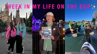 week in my life on the dcp // universal, wicked, cm of the month & swimming with manatees
