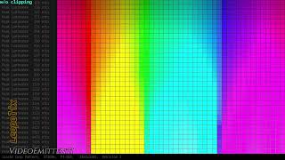 Pattern clipping nits test card Video e Audio - 21