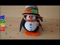 Socken Pinguin basteln 🐧 How to make sock penguin 🐧 Пингвин из носка без шитья