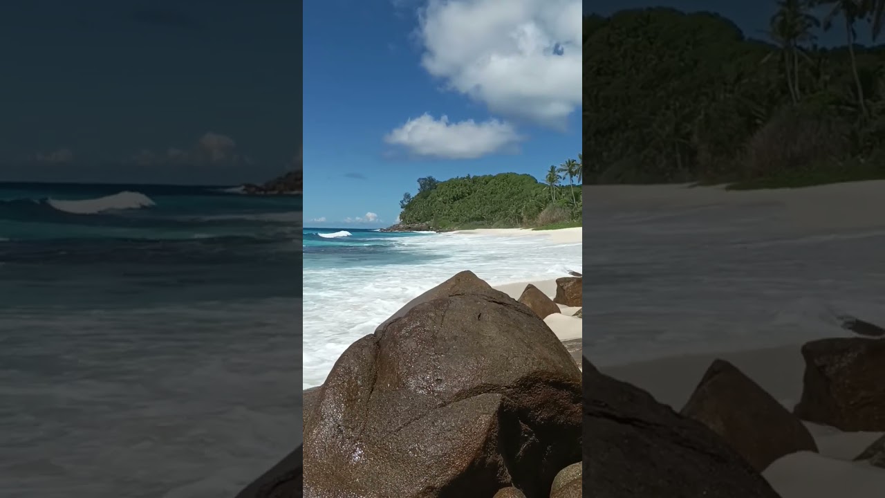 Anse Bazarca Beach. Анс Базарка. Маэ. Сейшелы. 