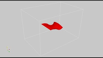 2D flapping flag in a 3D channel flow