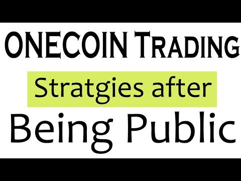 ONECOIN trading strategy after going public | Hindi Urdu