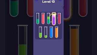 Level 13 Water Sort Puzzle | Step-by-Step Guid #minecraft #minigame #gameplay