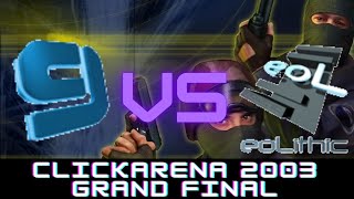 CS1.5 Gameplay - Team9 vs eoLithic - Click Arena 2003 Grand Final