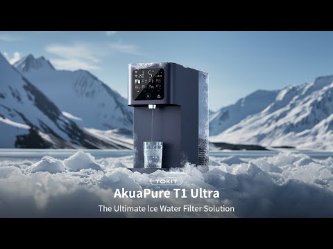 Introducing TOKIT AkuaPure T1 Ultra Countertop Ice Water Filter