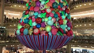 The 2017 Christmas Tree at Galeries Lafayette, Paris