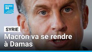 Le président Macron va se rendre en Syrie, annonce la présidence syrienne • FRANCE 24