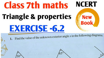 Exercise 6.2 l Class 7th maths l Chapter 6 l Triangle l Solution l Maths l NCERT l CBSE board
