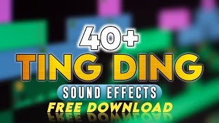 40+ Ting Ding sound effect || video editing sound effects