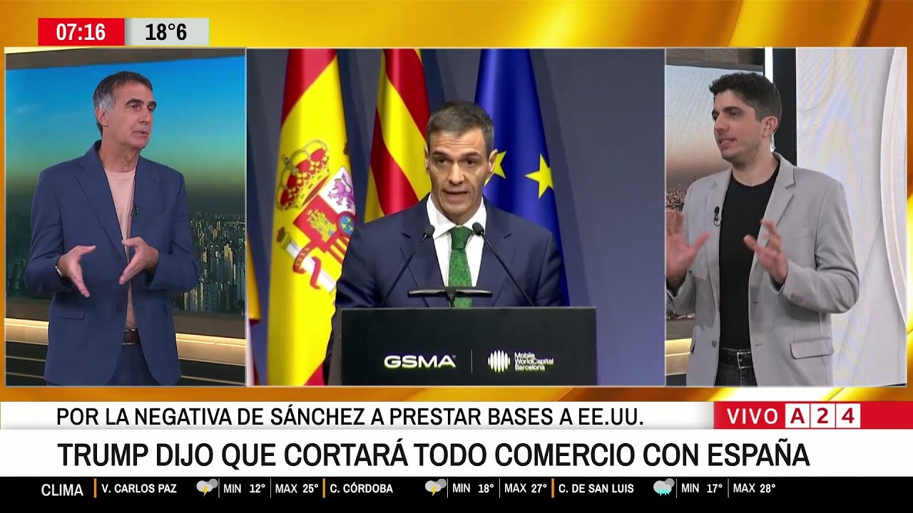 📢  DONALD TRUMP CORTARÁ TODO COMERCIO CON ESPAÑA POR LA NEGATIVA DE PEDRO SÁNCHEZ