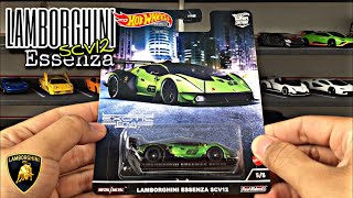 LAMBORGHINI ESSENZA SCV12 Hot Wheels Premium - Review