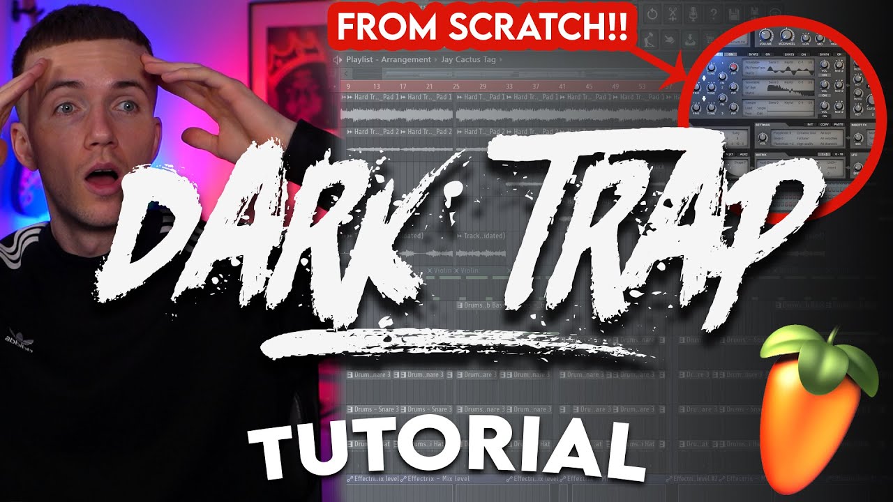 MAKING A HARD DARK TRAP BEAT FROM SCRATCH IN FL STUDIO 20 - YouTube