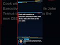 Tim Cook Steps Down as Apple CEO - Major Shakeup #Shorts